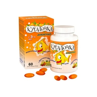 БАД Кусалочка Иммуно капсулы жевательные №60