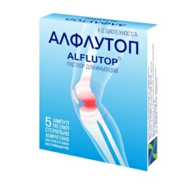Алфлутоп раствор для в/м и в/суст.введения 0,1мл/1мл в ампулах 2мл №5х1