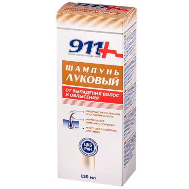 911 Ваша служба спасения Шампунь "Луковый" 150мл