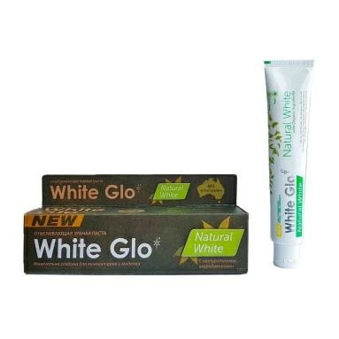 White Glo зубная паста отбеливающая Natural White Натуральная белизна 100 г