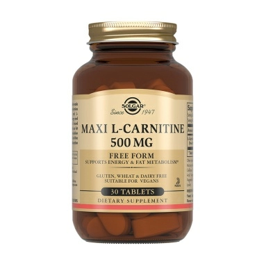 Solgar L-карнитин 500 мг, БАД таблетки №30
