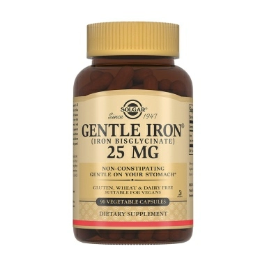 Solgar Легкодоступное железо Джентл Айрон, БАД капсулы №90