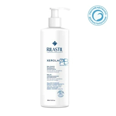 Rilastil XEROLACT PB Бальзам липидовосстанавливающий для лица и тела против раздражения, 400 мл