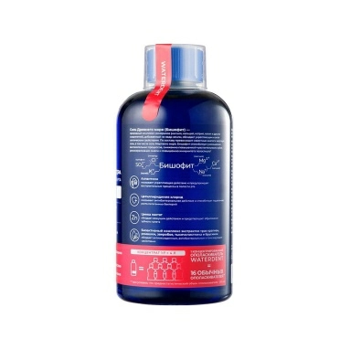 WATERDENT Жидкость для ирригатора + ополаскиватель для полости рта 2в1 Укрепление десен 500 мл