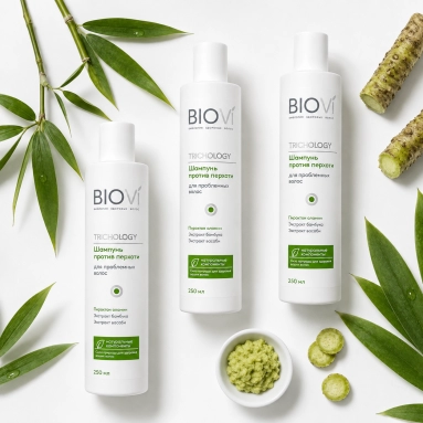 BIOVI Trichology Шампунь против перхоти для проблемных волос 250 мл