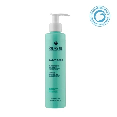 Rilastil DAILY CARE Очищающий гель для жирной, комбинированной и склонной к акне кожи, 200 мл