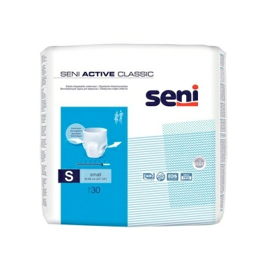 SENI ACTIVE CLASSIC small Трусы впитывающие для взрослых 30 шт