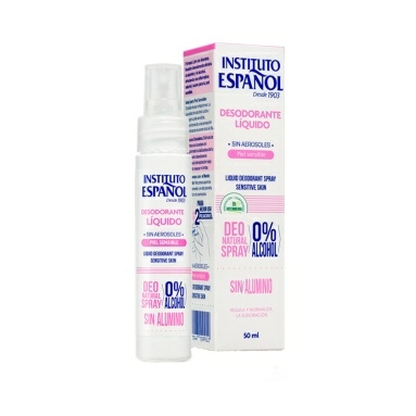 INSTITUTO ESPANOL Дезодорант-спрей без алюминия и спирта для чувствительной кожи 50мл