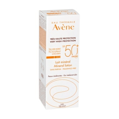 AVENE Солнцезащитное минеральное молочко SPF 50+ 100 мл