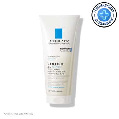 La Roche-Posay Effaclar H Iso-Biome Крем-гель очищающий, успокаивающий против несовершенств 200 мл