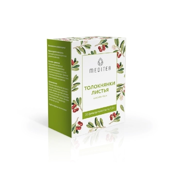 Толокнянки листья порошок крупный 1,5г в фильтр-пакетах №20