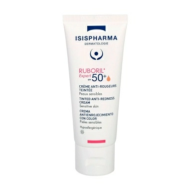 ISISPHARMA Набор Ruboril Expert SPF 50+: крем для чувствительной кожи склонной к покраснению с SPF 50+, 40мл + Ruboril Cleansing Balm бальзам-гель для умывания и снятия макияжа очищающий для чувствительной кожи, 40 мл