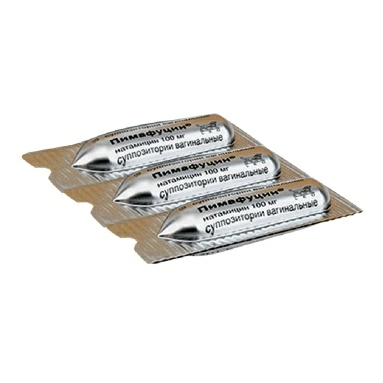 Пимафуцин суппозитории вагинальные 100мг №3х1