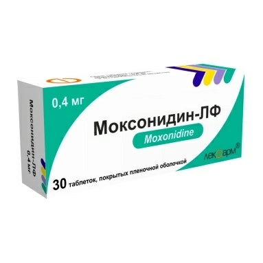 Моксонидин-ЛФ таблетки п/о 0,4мг №10х3