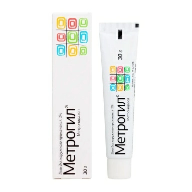 Метрогил® гель д/нар. применения 1% 30г туба в уп №1