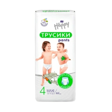 bella baby Happy Maxi Подгузники-трусики гигиенические для детей универсальные, 44 шт