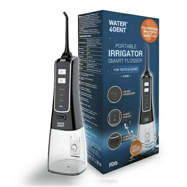 Waterdent Ирригатор портативный SMART Flosser V300 + жидкость д/ирригатора антибактер. компл. 100мл