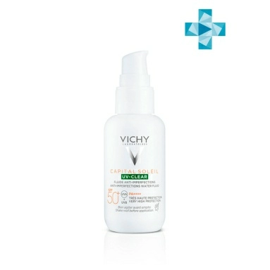 VICHY Capital Soleil Флюид солнцезащитный для лица против несовершенств "UV-Clear" SPF50+ 40мл