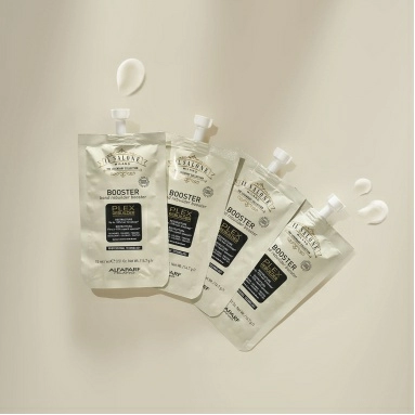 IL SALONE MILANO Plex Rebuilder Реструктурирующая бондинг-бустер-сыворотка для осветленных, окрашенных и поврежденных волос, 4x15 мл