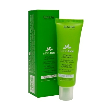 "LABORATORIOS BABE" STOP AKN Восстанавливающий увлажняющий крем / STOP AKN REPAIRING MOISTURISER 50 мл