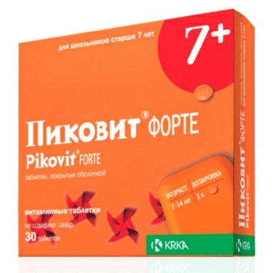 Пиковит форте таблетки для рассасывания №15х2