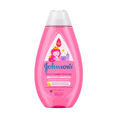 Johnson`s Детский шампунь для волос Блестящие Локоны, 300 мл