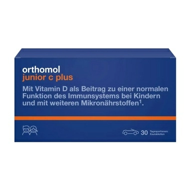 ORTHOMOL БАД "Ортомоль Джуниор С плюс" ("Orthomol® Junior C plus") №30 жевательные таблетки