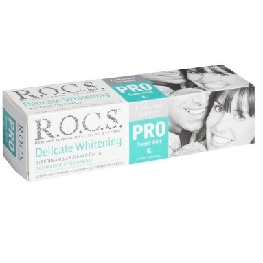 ROCS PRO Зубная паста "Деликатное Отбеливание" Sweet Mint 135гр