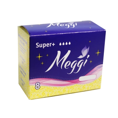 Тампоны гигиенические Meggi super+ 8шт (MEG 738)