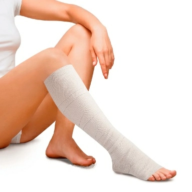 Бинт медицинский эластичный вязаный 3,0 м х 120 мм