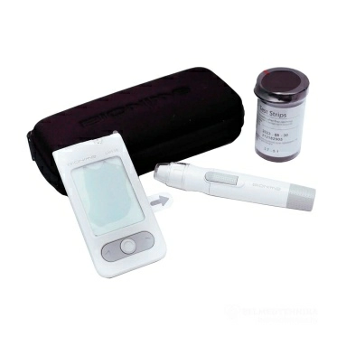 Система контроля уровня глюкозы в крови Rightest GM 550 с принадлежн (тест-полоски GS 550 (шт25))