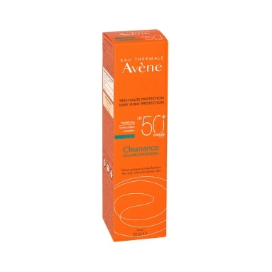 AVENE CLEANANCE Солнцезащитный флюид для жирной кожи SPF 50+ 50 мл