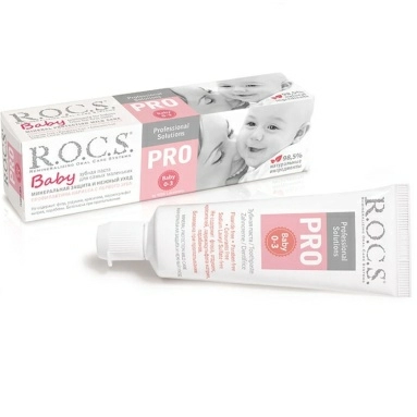 R.O.C.S. PRO Baby Зубная паста для детей Минеральная защита и нежный уход, 45г