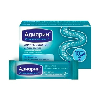 Адиарин® Регидрокомплекс® специализированный пищевой продукт диетического лечебного питания для детей с первых дней жизни и взрослых , саше №10