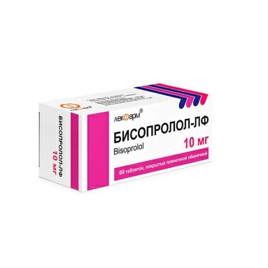 Бисопролол-ЛФ таб покр. п/о 10мг №10х6