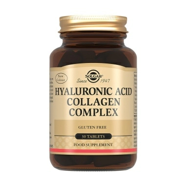 Solgar Комплекс коллагена и гиалуроновой кислоты, БАД таблетки №30