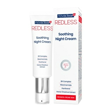 Novaclear Redless успокаивающий ночной крем 50 мл
