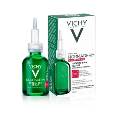 VICHY NORMADERM Сыворотка обновляющая, пробиотическая против несовершенств кожи (PROBIO-BHA SERUM), 30мл