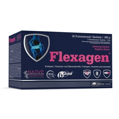 Флексаген / Flexagen с малиновым вкусом, БАД пакетики по 12г №30