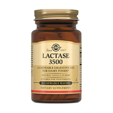 Solgar Лактаза 3500, БАД жевательные таблетки №30