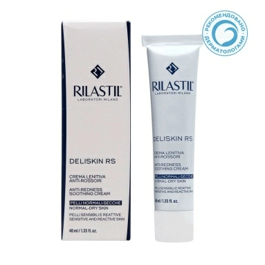 Rilastil DELISKIN RS Успокаивающий крем против покраснений для нормальной и сухой кожи, склонной к аллергии, 40 мл