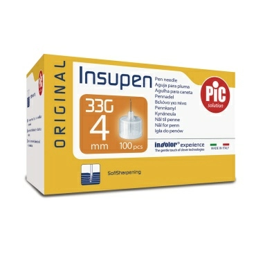 Игла для инсулиновых шприц-ручек размер G33 (0,20мм х 4 мм) № 100