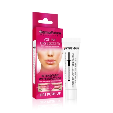 DermoFuture Гелевый крем-филлер для губ 100% сила гиалуроновой кислоты (эффект push-up), 12 мл