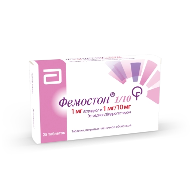 Фемостон 1/10 таблетки п/о №28х1
