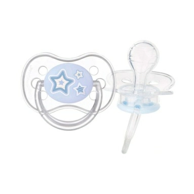Сanpol babies Пустышка-соска силикон.кругл.(1шт.блистр)"Newborn Baby" 0-6м.,с колп., арт.22/562_cap