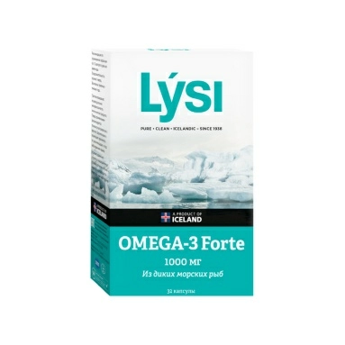 БАД "Lysi Омега-3 (620 мг) Форте" капсулы №32