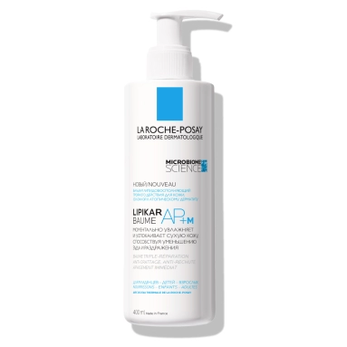 La Roche-Posay Lipikar AP+M Липидовосполняющий бальзам тройного действия для лица и тела, 400мл