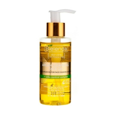 BIELENDA ARGAN CLEANSING FACE OIL Масло гидрофильное для умывания с sebu control complex 140 мл