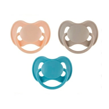 Сanpol babies Соска-пустышка латексная круглая, 1 шт., (блистр), (Nude), 6-18 мес. Арт.23/224_bei