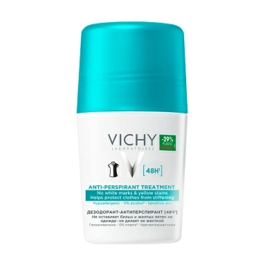 VICHY DEODORANTS Дезодорант-антиперспирант 48 часов шариковый 50 мл